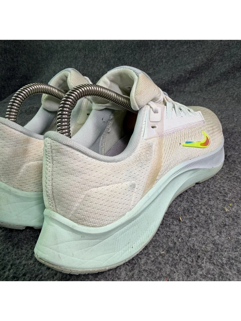 Nike Air Zoom Pegasus 38 White Pastel Womens Size 7 Running Shoes DH6507-111